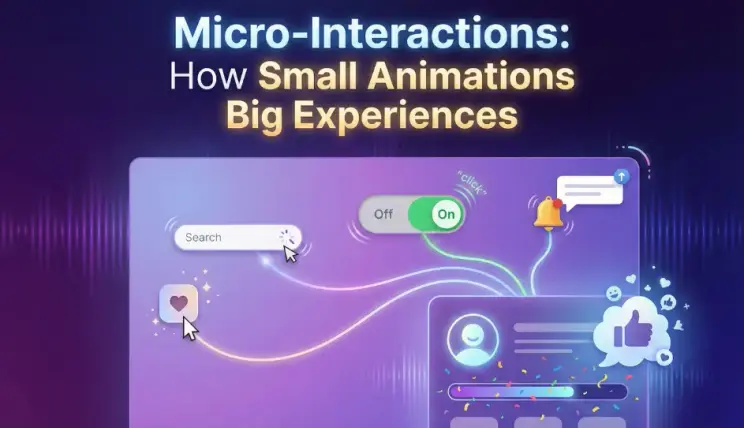 Micro-Interactions: How Small Animations Big Experiences